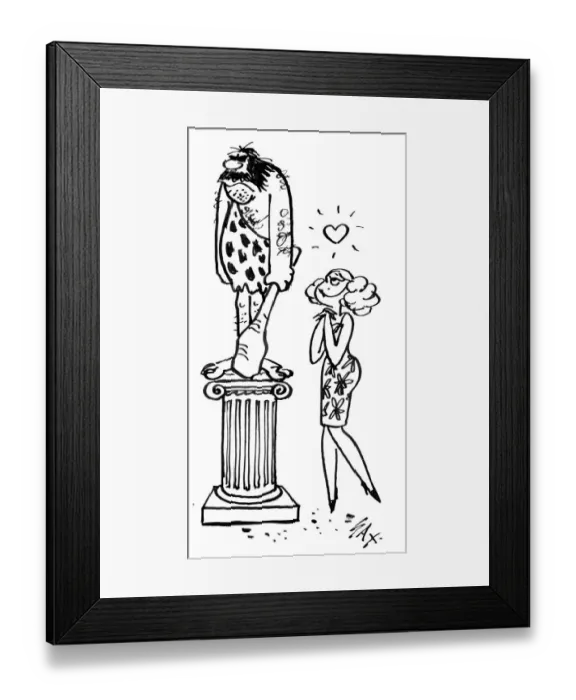 Framed Print : Cartoon by Sax Usually paying little or no attention to political correctness, Sax Framed Print : Cartoon by Sax Usually paying little or no attention to political correctness, Sax