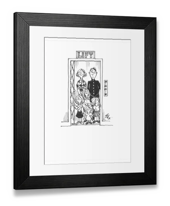 Framed Print : Sax Usually paying little or no attention to political correctness, Sax cartoons are often saucy