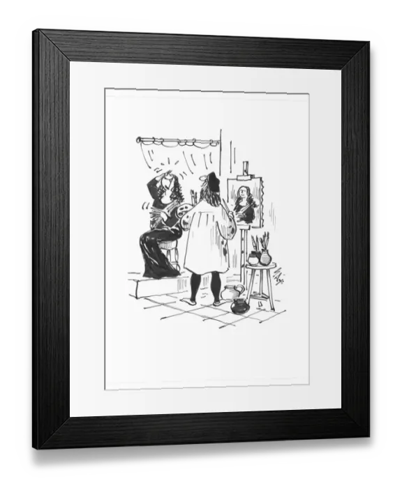 Framed Print : Artist - portrait painter - Leonardo Da Vinci the mona lisa Framed Print : Artist - portrait painter - Leonardo Da Vinci the mona lisa