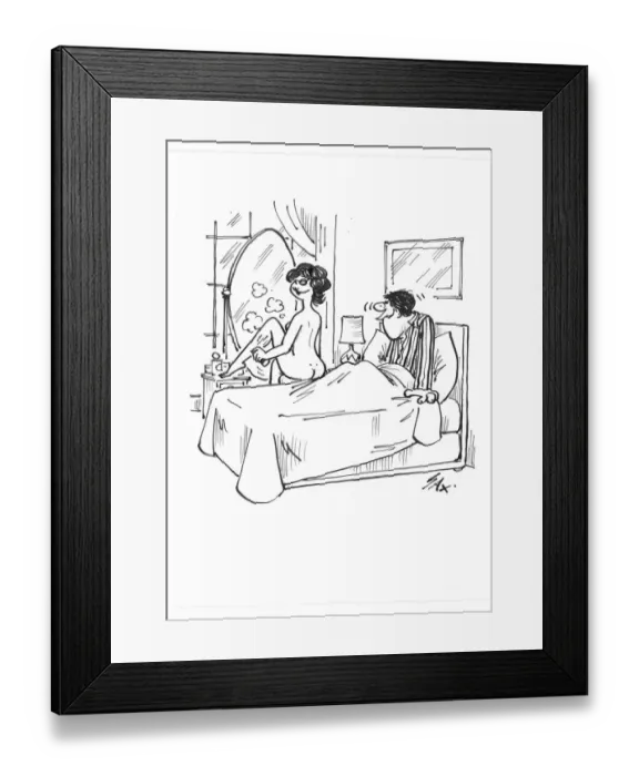 Framed Print : Sax Usually paying little or no attention to political correctness, Sax cartoons are often saucy Framed Print : Sax Usually paying little or no attention to political correctness, Sax cartoons are often saucy
