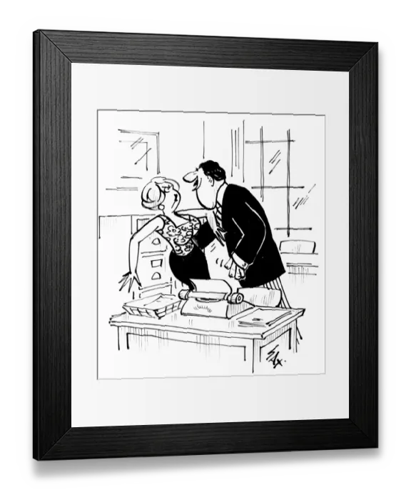 Framed Print : Cartoon by Sax Usually paying little or no attention to political correctness, Sax Framed Print : Cartoon by Sax Usually paying little or no attention to political correctness, Sax