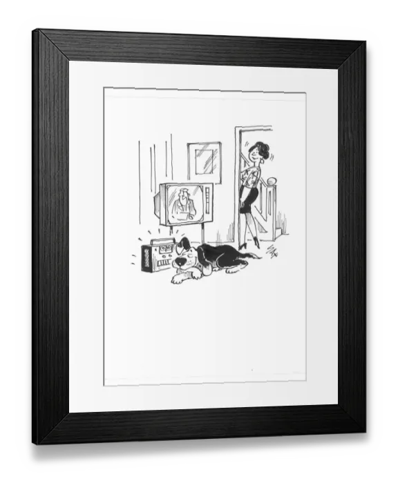 Framed Print : Sax Usually paying little or no attention to political correctness, Sax cartoons are often saucy
