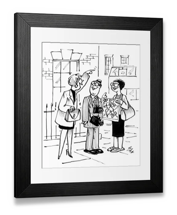 Framed Print : Cartoon by Sax Usually paying little or no attention to political correctness, Sax Framed Print : Cartoon by Sax Usually paying little or no attention to political correctness, Sax