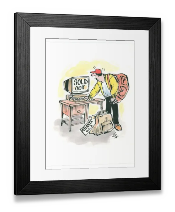 Framed Print : Sax Usually paying little or no attention to political correctness, Sax cartoons are often saucy