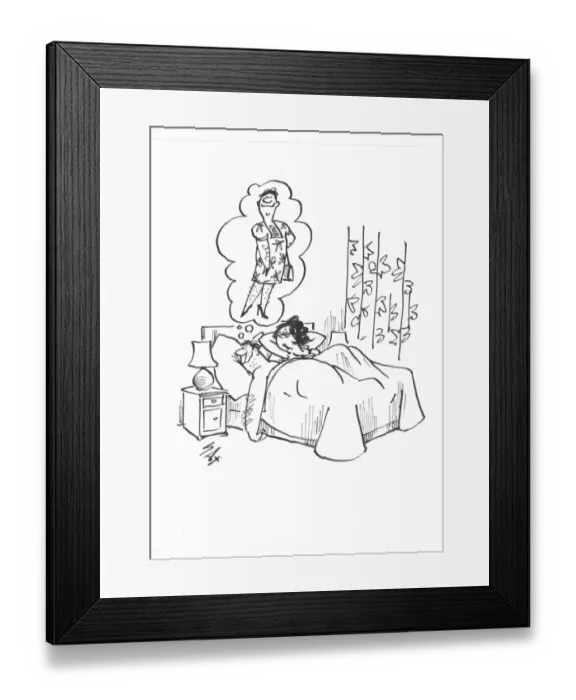 Framed Print : Sax Usually paying little or no attention to political correctness, Sax cartoons are often saucy
