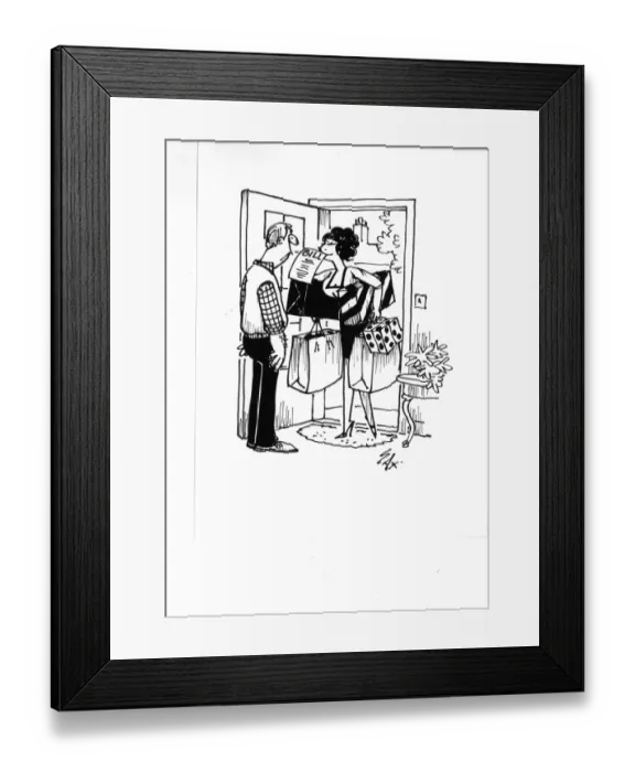 Framed Print : Sax Usually paying little or no attention to political correctness, Sax cartoons are often saucy