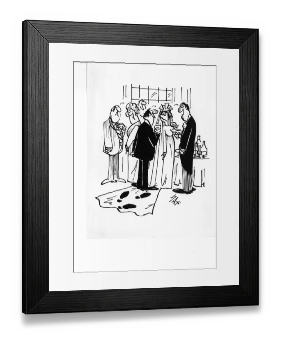 Framed Print : Sax Usually paying little or no attention to political correctness, Sax cartoons are often saucy