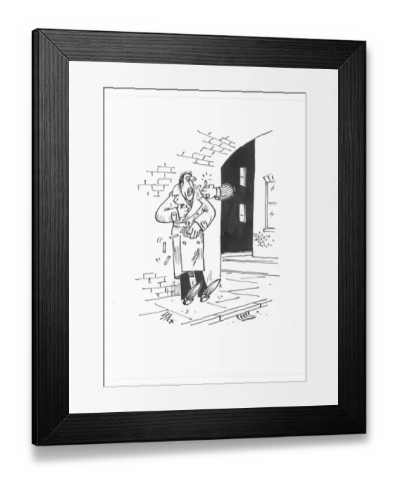 Framed Print : Sax Usually paying little or no attention to political correctness, Sax cartoons are often saucy