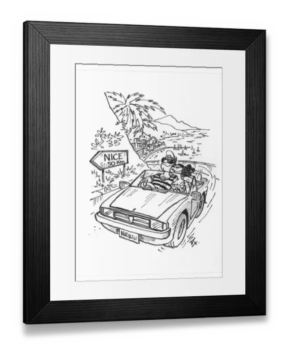 Framed Print : Sax Usually paying little or no attention to political correctness, Sax cartoons are often saucy