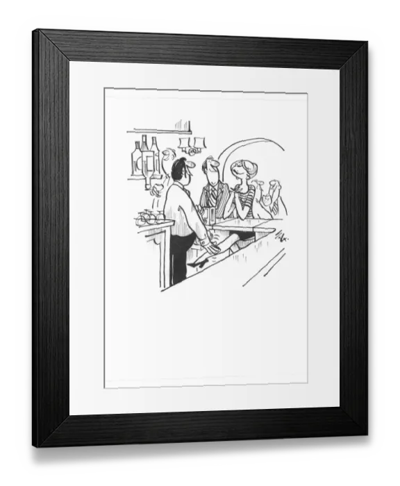Framed Print : Sax Usually paying little or no attention to political correctness, Sax cartoons are often saucy