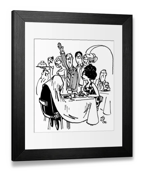 Framed Print : Cartoon by Sax Usually paying little or no attention to political correctness, Sax Framed Print : Cartoon by Sax Usually paying little or no attention to political correctness, Sax