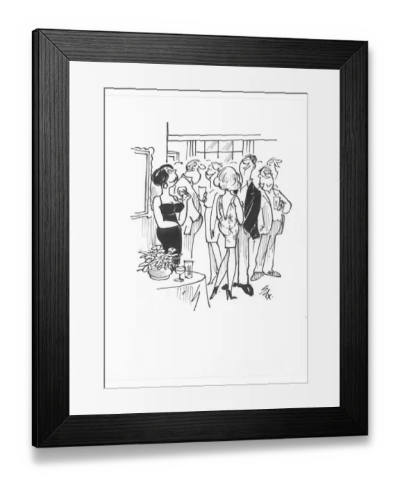 Framed Print : Sax Usually paying little or no attention to political correctness, Sax cartoons are often saucy