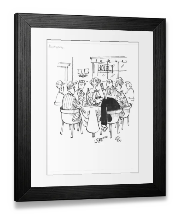 Framed Print : Sax Usually paying little or no attention to political correctness, Sax cartoons are often saucy
