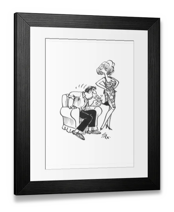 Framed Print : Sax Usually paying little or no attention to political correctness, Sax cartoons are often saucy Framed Print : Sax Usually paying little or no attention to political correctness, Sax cartoons are often saucy