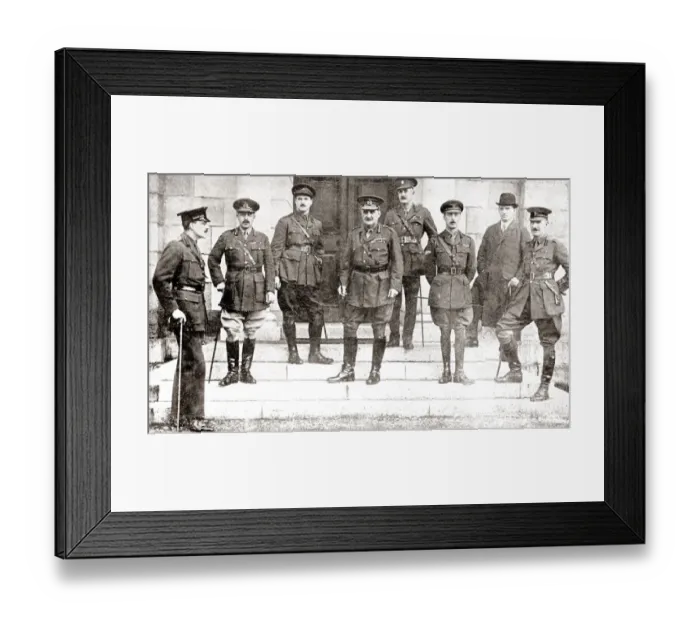 Framed Print : General Sir John Grenfell Maxwell and his staff, Dublin Framed Print : General Sir John Grenfell Maxwell and his staff, Dublin