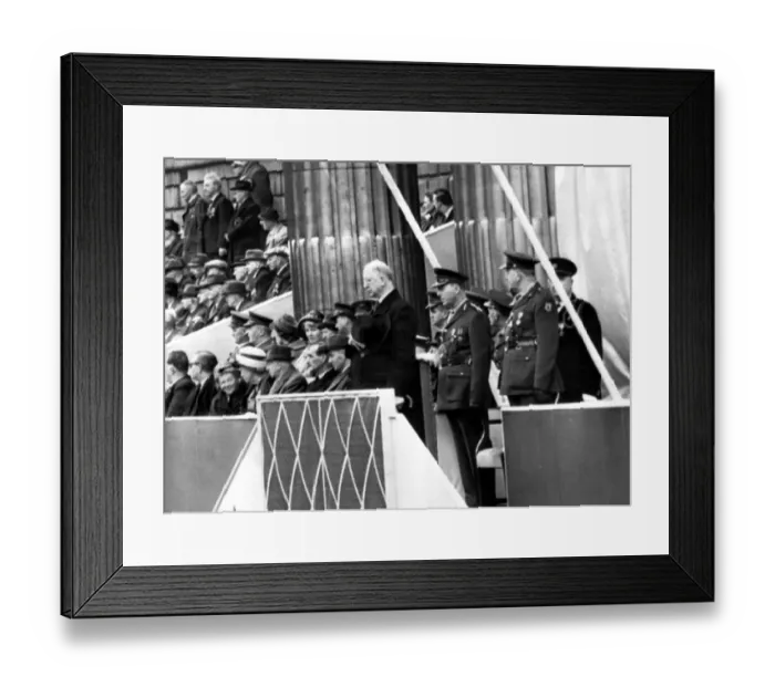 Framed Print : President Eamon de Valera, 83 year old Head of State and sole surviving commandant