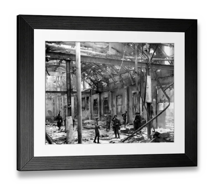 Framed Print : Easter Week Rising in Ireland May 1916 Interior of the G Framed Print : Easter Week Rising in Ireland May 1916 Interior of the G