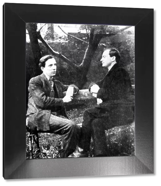 Patrick Pearce (seen with his brother Willie) 1879-1916, Irish poet prominent in the Gaelic revival