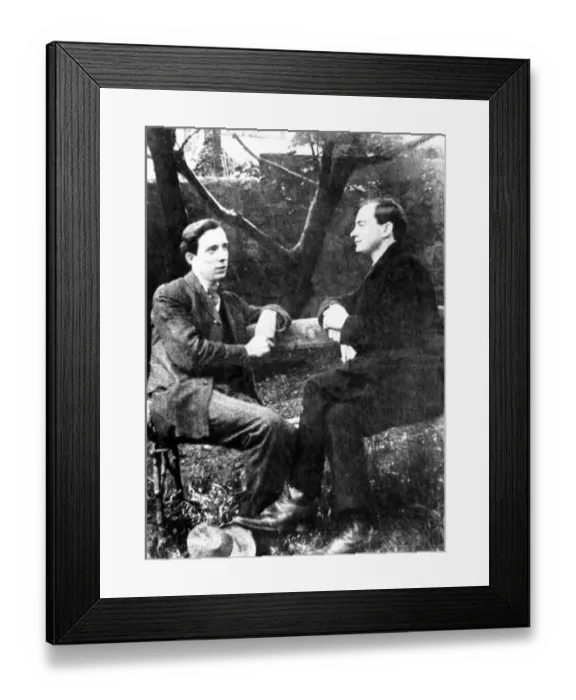 Framed Print : Patrick Pearce (seen with his brother Willie) 1879-1916, Irish poet prominent in the Gaelic revival Framed Print : Patrick Pearce (seen with his brother Willie) 1879-1916, Irish poet prominent in the Gaelic revival