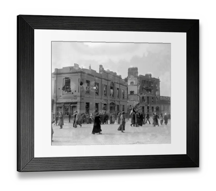 Framed Print : Easter Rising (originally captioned The Dublin rebellion) Liberty Hall after Framed Print : Easter Rising (originally captioned The Dublin rebellion) Liberty Hall after