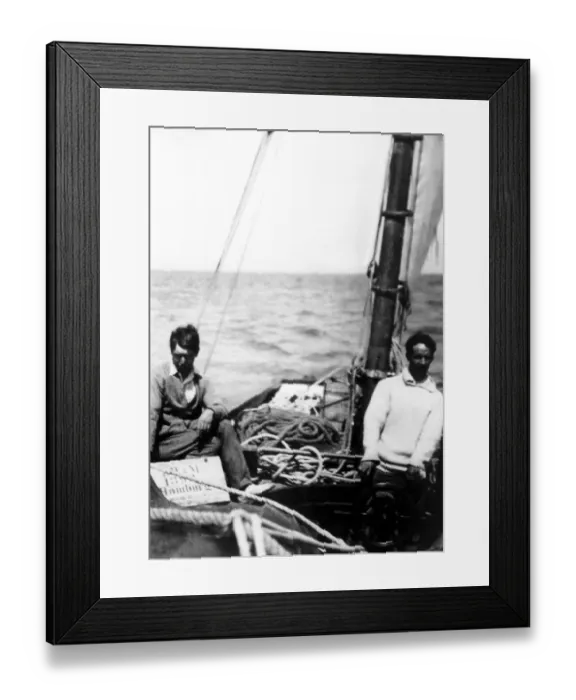 Framed Print : On 26 July 1914 - in the midst of the European pre-war July Crisis - Childers sailed