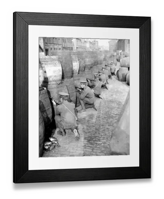 Framed Print : Easter Rising (originally captioned The Dublin rebellion) The British Army sniping Framed Print : Easter Rising (originally captioned The Dublin rebellion) The British Army sniping