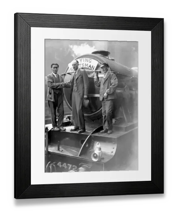 Framed Print : Kings Cross: Captain G. De Haviland, winners of Kings Cup Air Race this year sends Framed Print : Kings Cross: Captain G. De Haviland, winners of Kings Cup Air Race this year sends