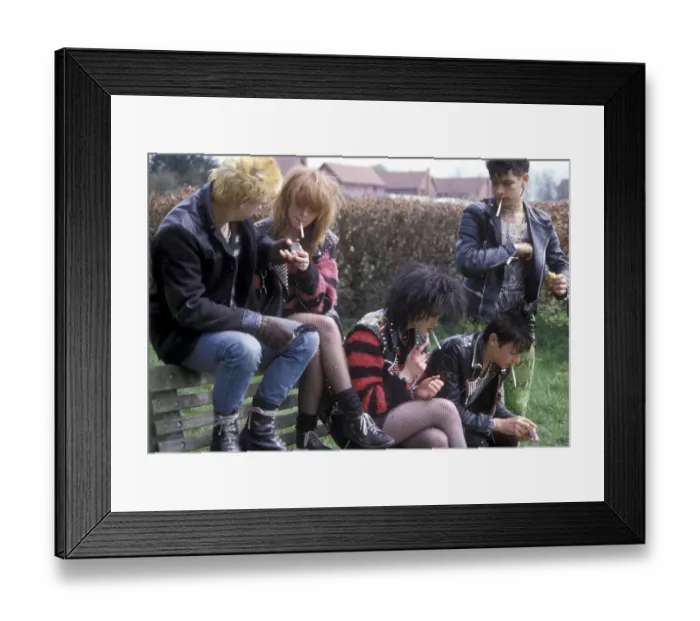Framed Print : Features Punks Framed Print : Features Punks