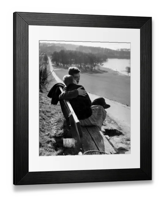 Framed Print : Young couple in the park 1962 love couple romance romantic for valentines day be Framed Print : Young couple in the park 1962 love couple romance romantic for valentines day be