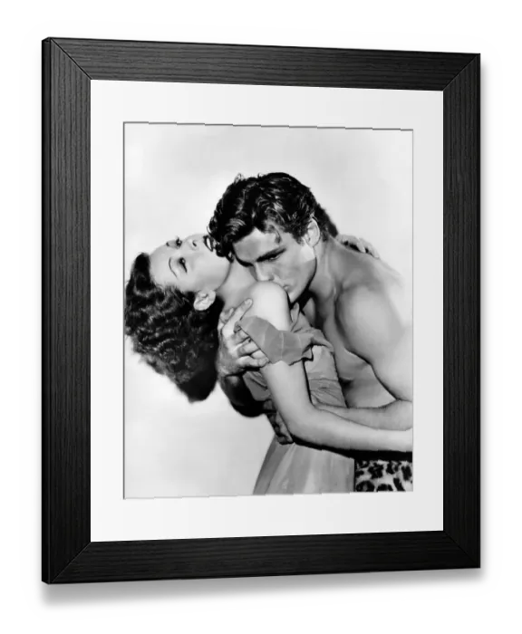 Framed Print : Passionate embrace. 1949 love couple romance romantic for valentines day be my valentine