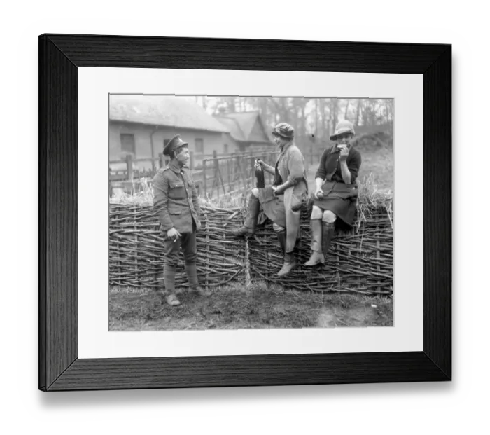 Framed Print : Milkmaids being trained under the National Service Scheme at Epping Forest Framed Print : Milkmaids being trained under the National Service Scheme at Epping Forest