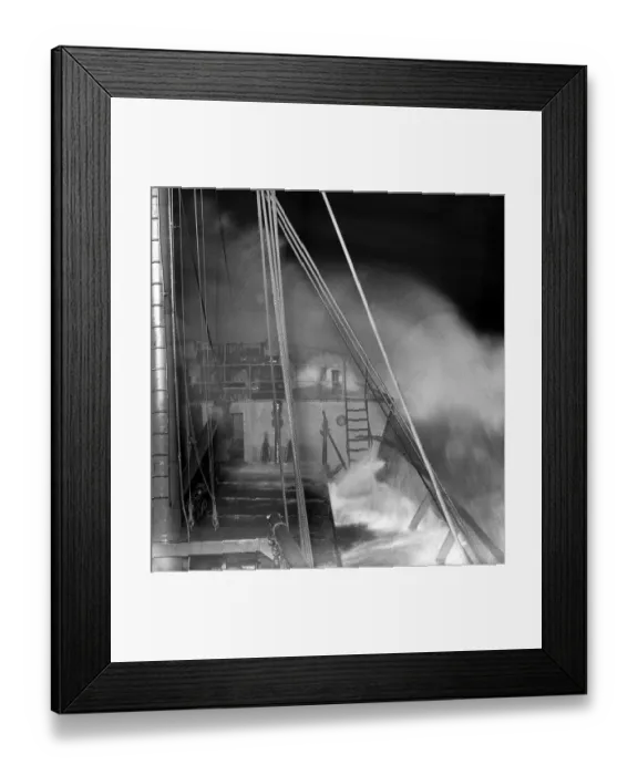 Framed Print : The S. S. Eston in sail during rough seas 25 July 1938 A TopFoto
