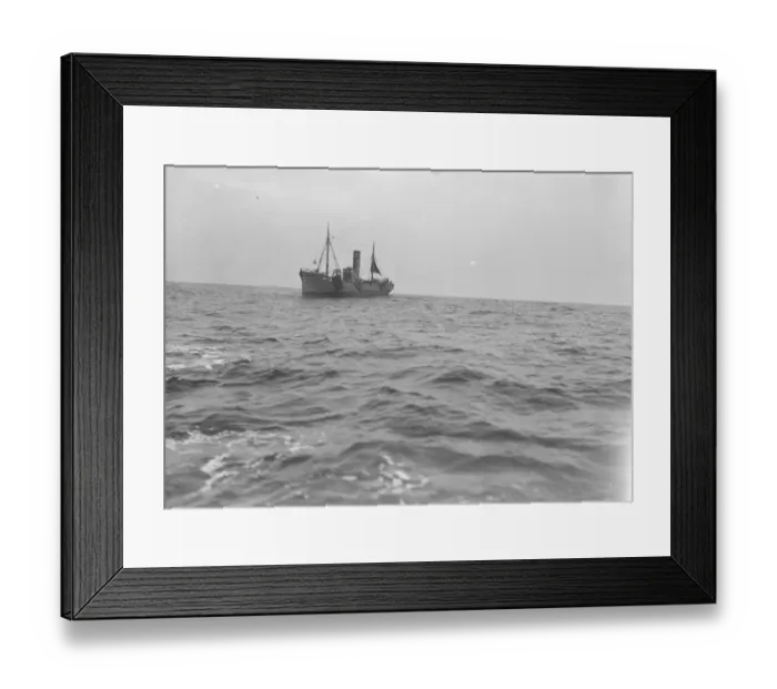 Framed Print : A Scarborough herring trawler in the north sea 1931 Fish where the fish are Framed Print : A Scarborough herring trawler in the north sea 1931 Fish where the fish are