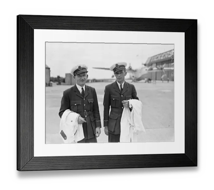 Framed Print : The Empire flying-boat Caledonia is being prepared at Southampton for her first