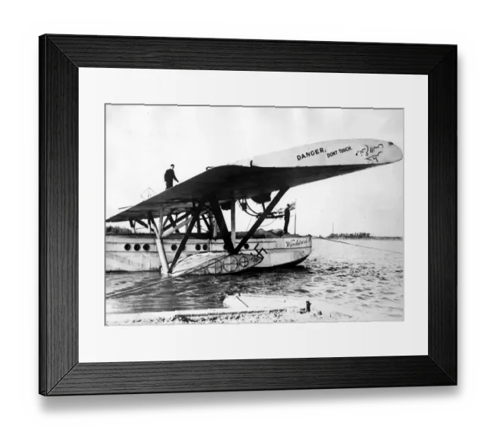 Framed Print : The palatial air yacht in which Mrs Edward James and her friends are making a protracted tour Framed Print : The palatial air yacht in which Mrs Edward James and her friends are making a protracted tour