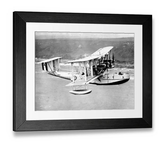 Framed Print : Blackburn Iris Mk III S1263 was a five-seat long-range maritime reconnaissance flying
