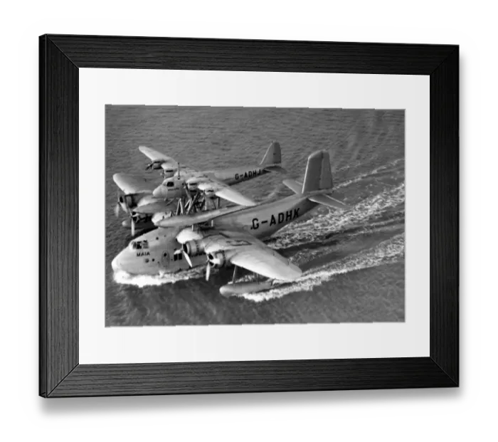 Framed Print : First pictures from the air of the combined composite plane Mayo composite plane Framed Print : First pictures from the air of the combined composite plane Mayo composite plane