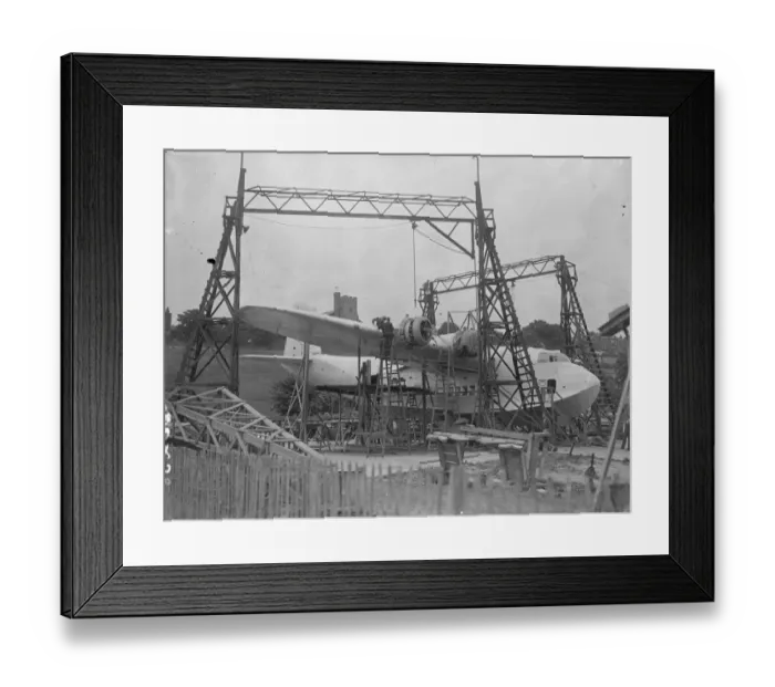 Framed Print : Mayo composite aircraft nears completion at Rochester, first pictures