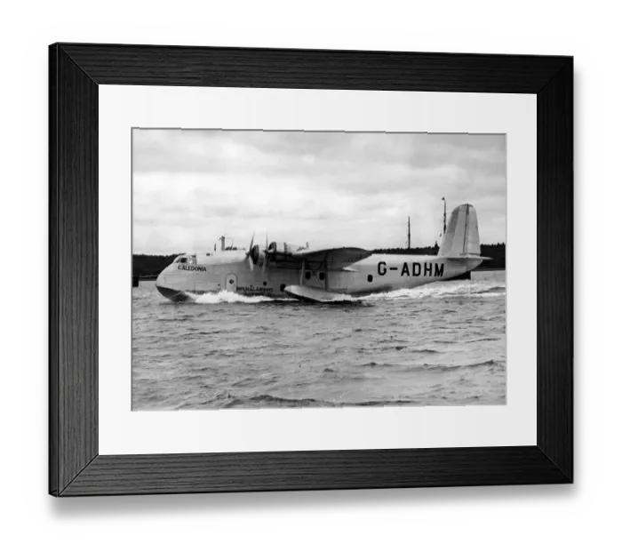 Framed Print : The Imperial Airways flying boat Caledonia about to take off from Southampton Framed Print : The Imperial Airways flying boat Caledonia about to take off from Southampton