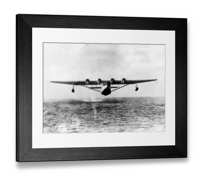 Framed Print : The giant Pan-American Airways flying boat the Flying Clipper, which a few weeks Framed Print : The giant Pan-American Airways flying boat the Flying Clipper, which a few weeks