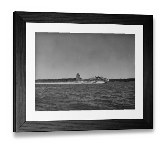 Framed Print : BOAC flying boat 20 April 1946 Framed Print : BOAC flying boat 20 April 1946