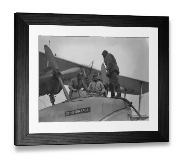 Framed Print : Following the decision approving the start of Atlantic survey flights next year