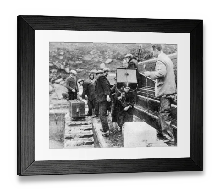Framed Print : Mono Book Illustration