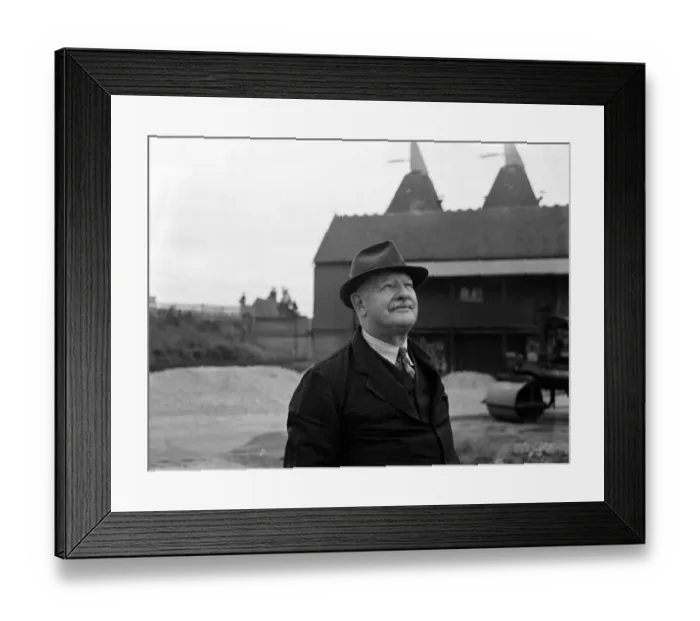 Framed Print : Agricultural Machinery : Mr Chris Lambert, of Horsmonden, Kent, was a steam haulage contractor Framed Print : Agricultural Machinery : Mr Chris Lambert, of Horsmonden, Kent, was a steam haulage contractor