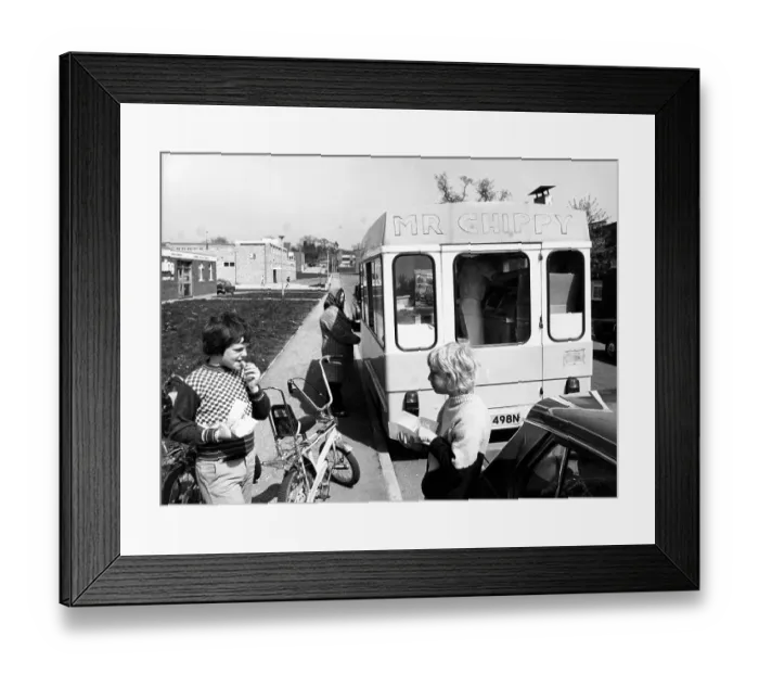 Framed Print : Mr Chippy - Take Away Fish & Chips - L.C.C. Estate, Edenbridge, Kent mid 1970s Framed Print : Mr Chippy - Take Away Fish & Chips - L.C.C. Estate, Edenbridge, Kent mid 1970s