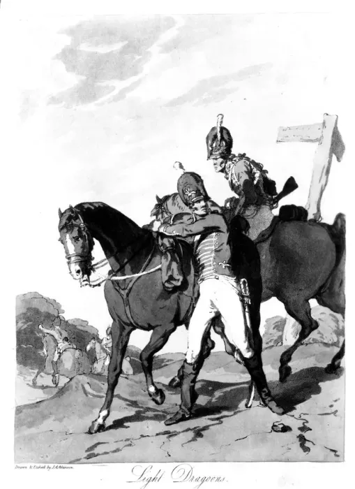 Framed Print : 10th Royal Hussars ( as Light Dragoons ) 1808