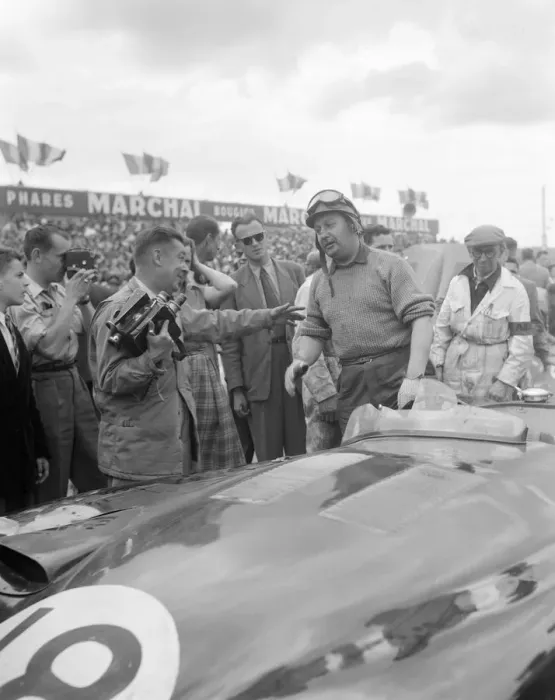 Framed Print : 15 June 1953 Rolt-Hamilton team win Le Mans 24 hour race Press surround Duncan Framed Print : 15 June 1953 Rolt-Hamilton team win Le Mans 24 hour race Press surround Duncan