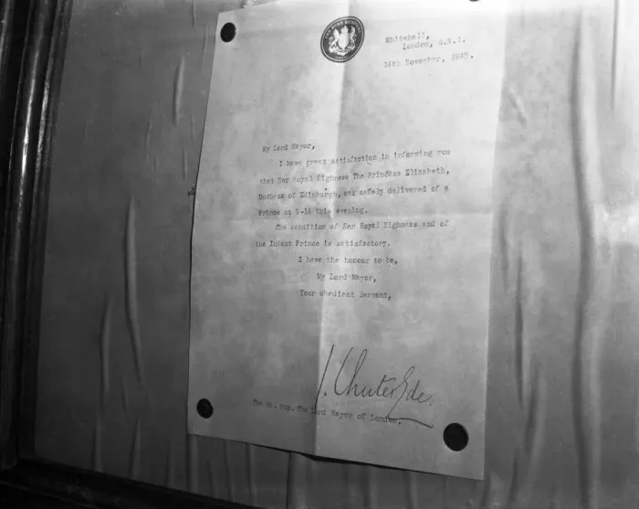 Framed Print : At 9. 14 pm last night a son was born to Princess Elizabeth. Both Princess Elizabeth Framed Print : At 9. 14 pm last night a son was born to Princess Elizabeth. Both Princess Elizabeth