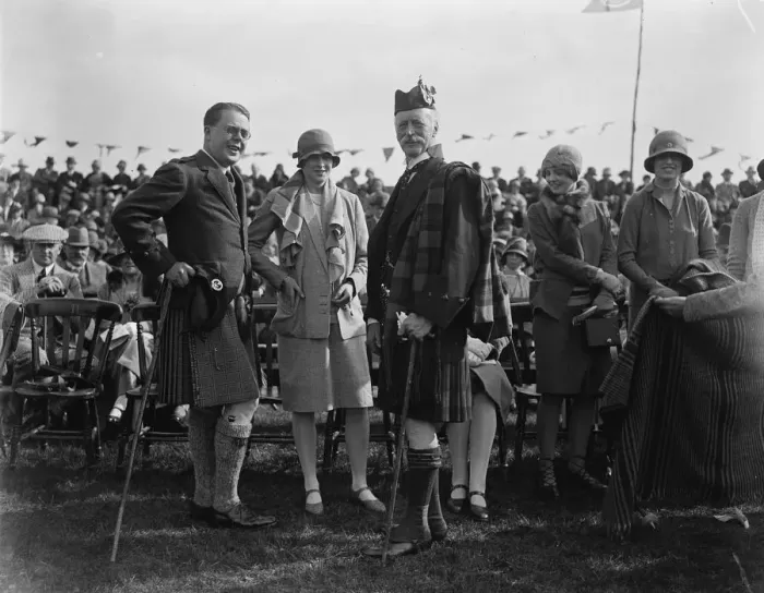 Framed Print : Aboyne Highland Games. Lord and Lady Glentanar and the Marquess of Huntly. 13 Framed Print : Aboyne Highland Games. Lord and Lady Glentanar and the Marquess of Huntly. 13