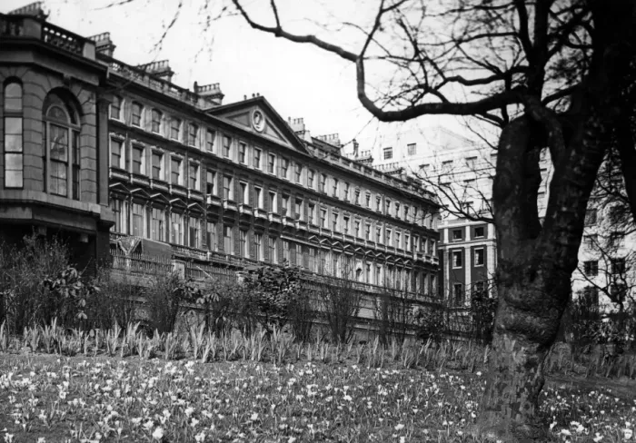 Framed Print : The Adelphi Terrace, seen from the embankment, London Framed Print : The Adelphi Terrace, seen from the embankment, London